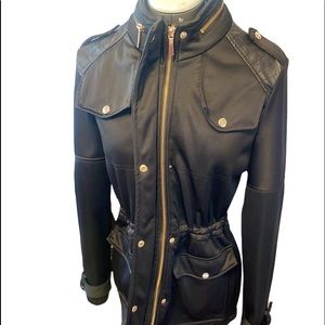 Trendy Trench Coat Military Utility Jacket